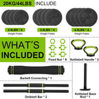 ProFit 4-in-1 Adjustable Weight Set
