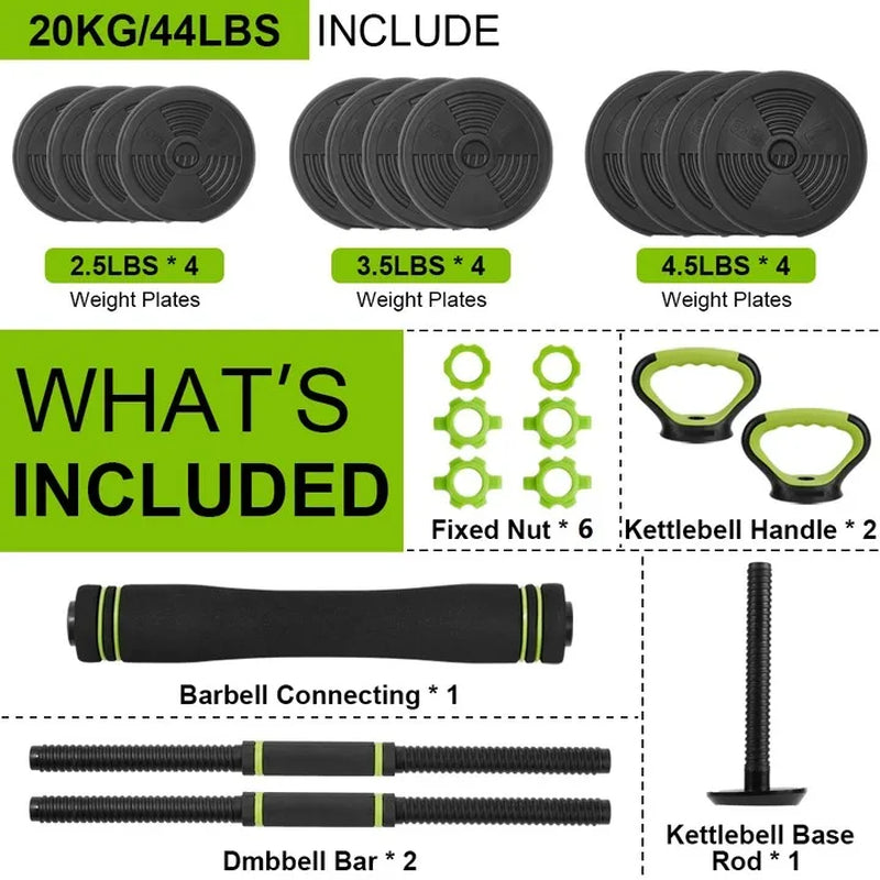 ProFit 4-in-1 Adjustable Weight Set