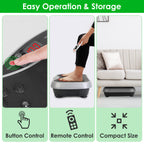 Whole Body Vibration Platform with Resistance Bands