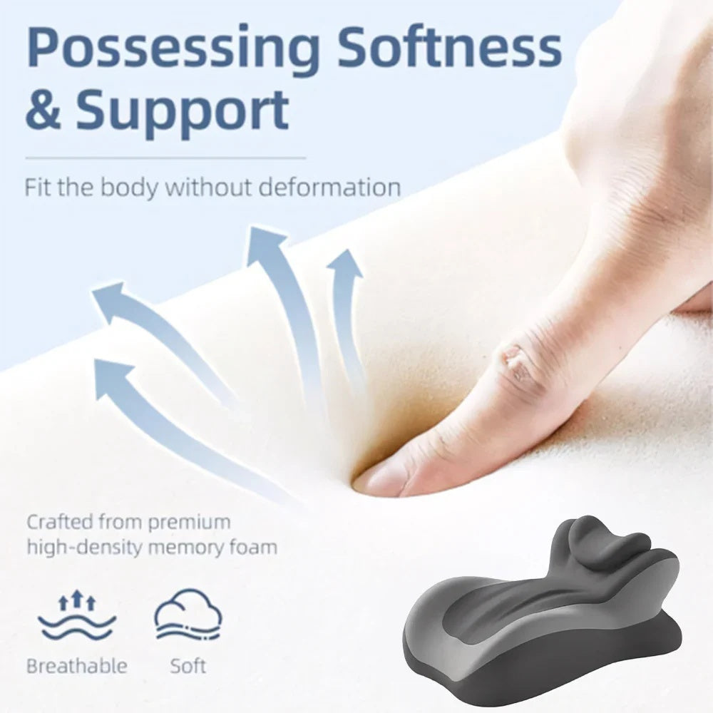 Ergonomic Memory Foam Lounge & Reading Pillow