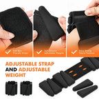 The Gravity Cuffs: Adjustable Wearable Resistance