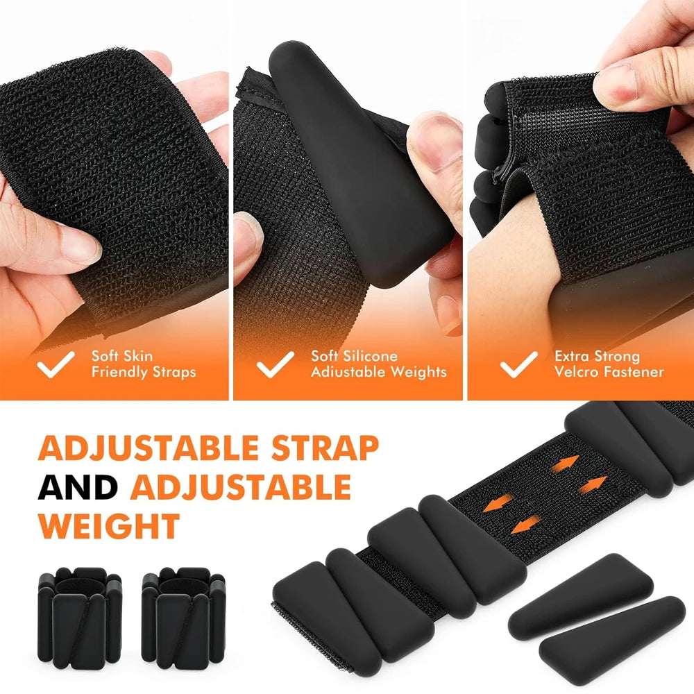 The Gravity Cuffs: Adjustable Wearable Resistance