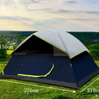 Apex 4-Person Double-Layer Camping Tent