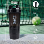 ProMix 3-Layer Protein Shaker Bottle