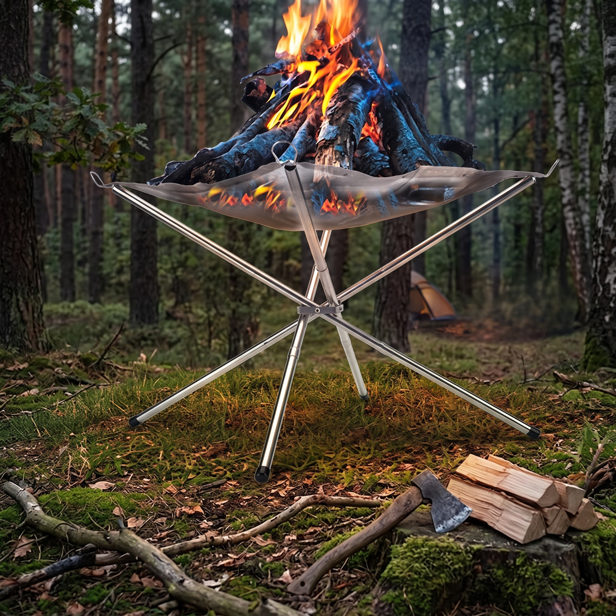 The Ember Stand: Ultra-Light Portable Fire Pit