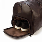 Executive Leather Gym & Weekender Duffel