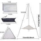The Wildfire Tripod: Portable Campfire & Cooking Rig