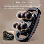 Full-Body 6-Head Percussion Massage Pad