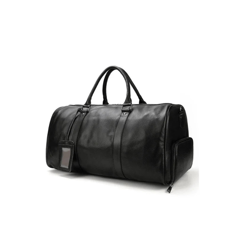 Executive Leather Gym & Weekender Duffel