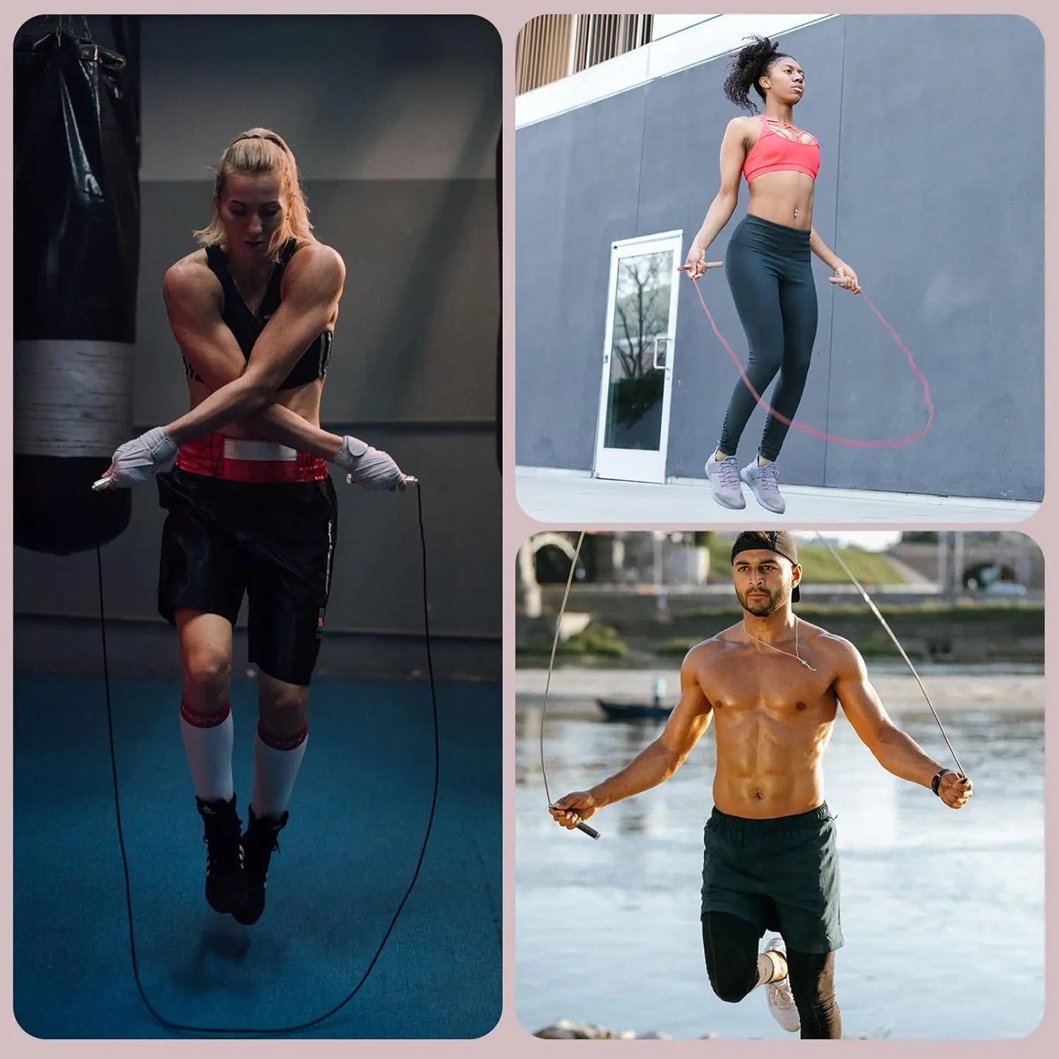 VelocityPro™ Premium Alloy Speed Jump Rope with 360° Bearings