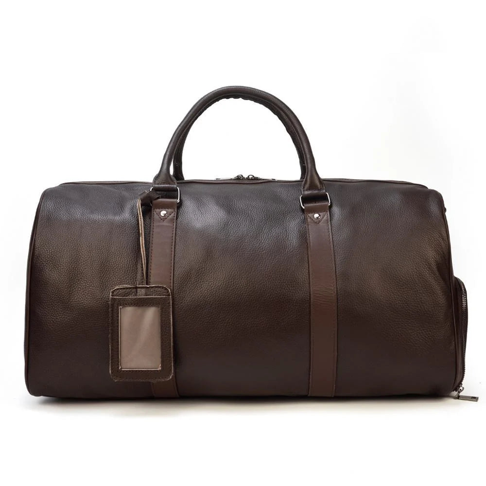 Executive Leather Gym & Weekender Duffel