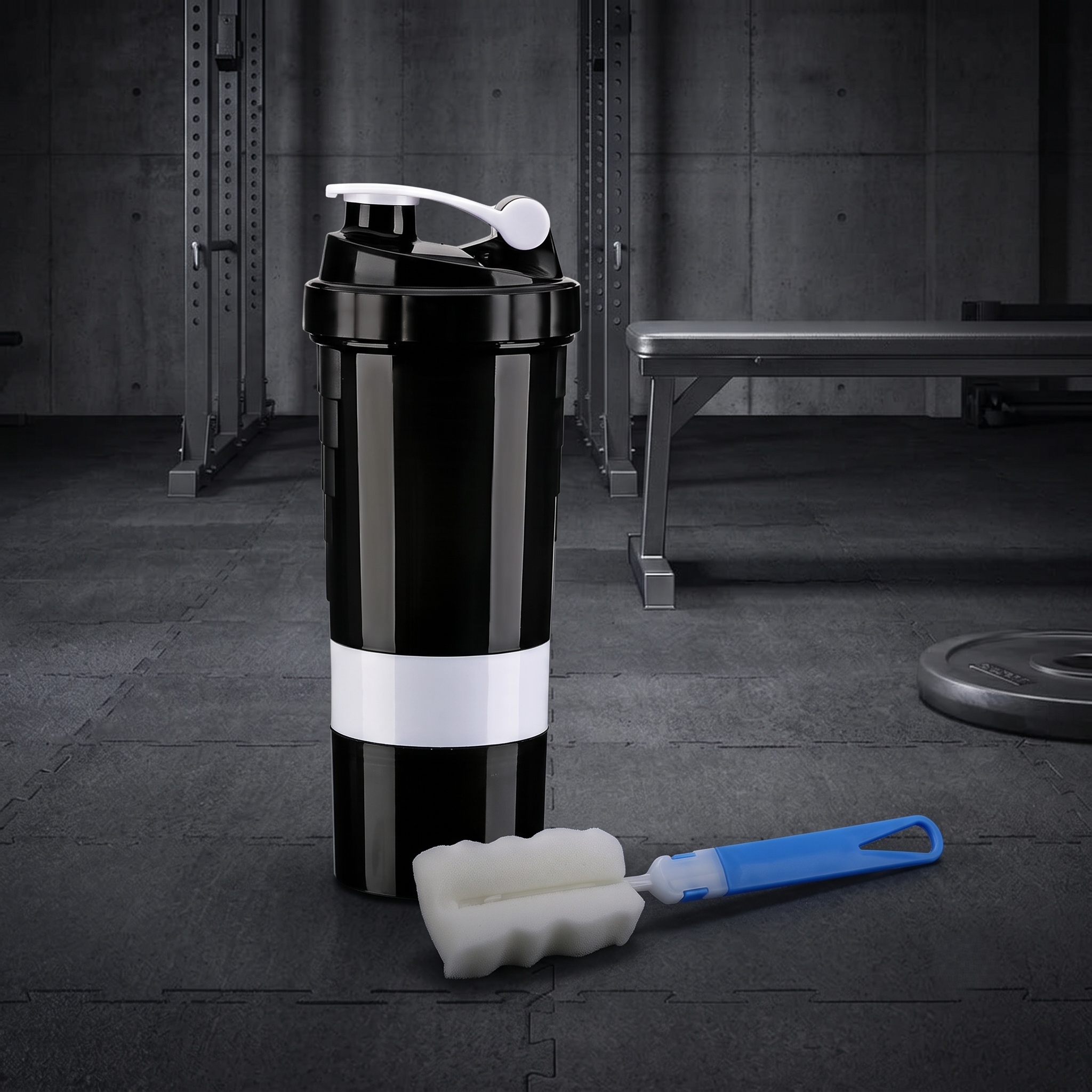 ProMix 3-Layer Protein Shaker Bottle