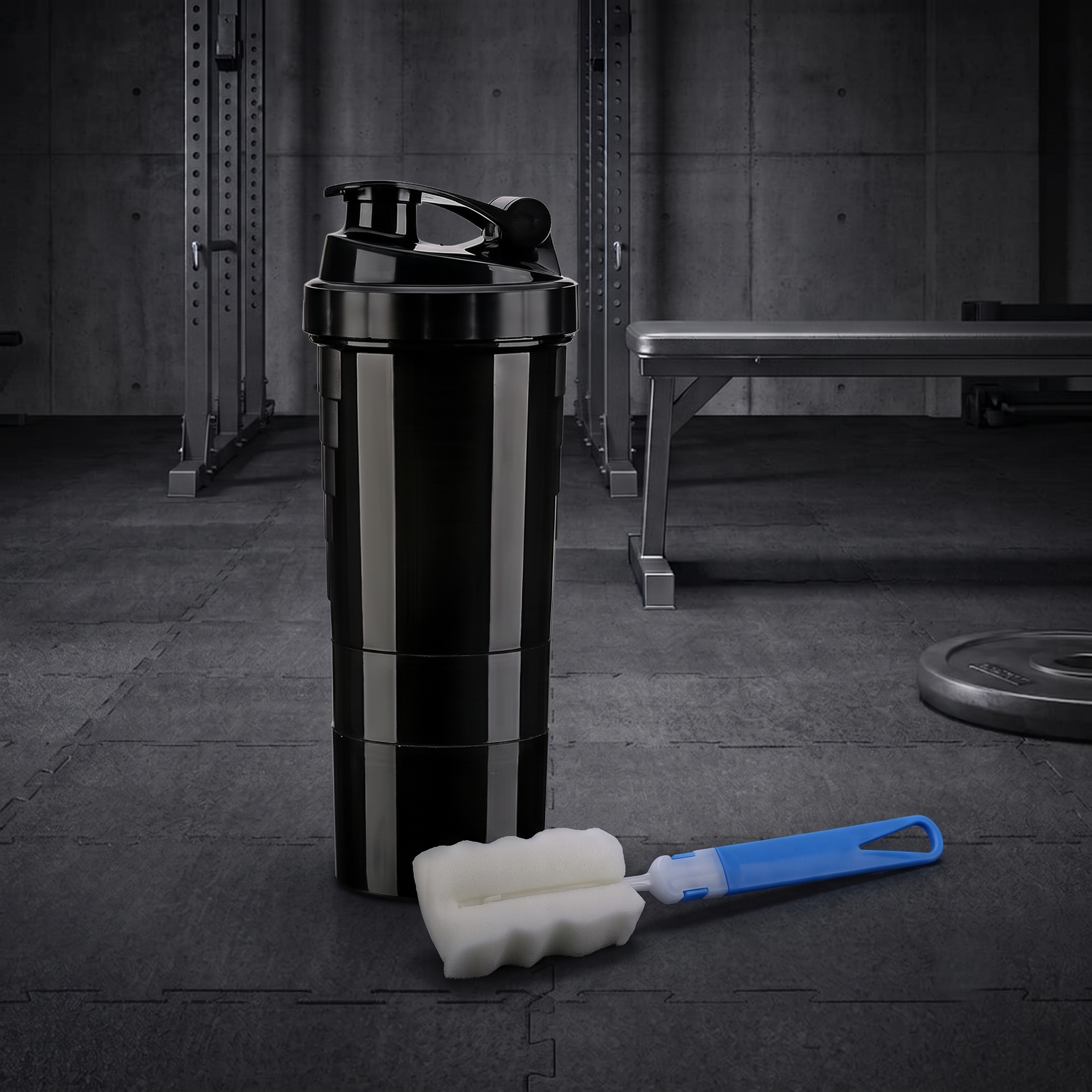 ProMix 3-Layer Protein Shaker Bottle