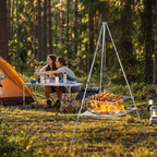 The Wildfire Tripod: Portable Campfire & Cooking Rig