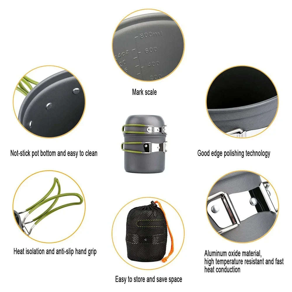 The Alpine Nesting Cook Set: Ultralight 2-Piece