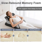Ergonomic Memory Foam Lounge & Reading Pillow