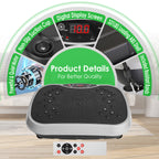 Whole Body Vibration Platform with Resistance Bands