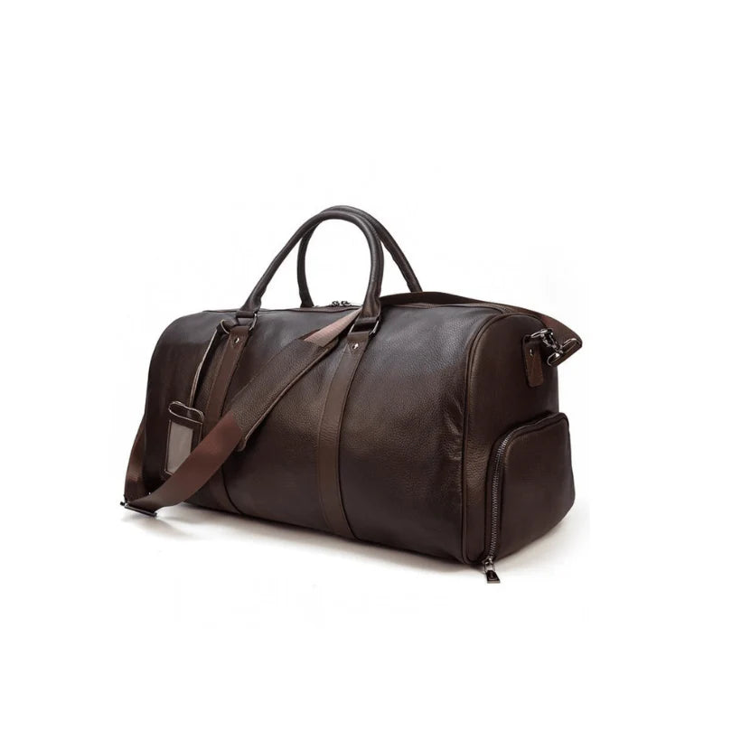 Executive Leather Gym & Weekender Duffel