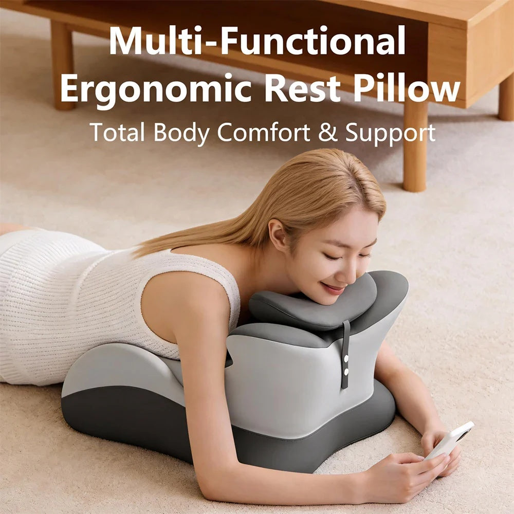 Ergonomic Memory Foam Lounge & Reading Pillow