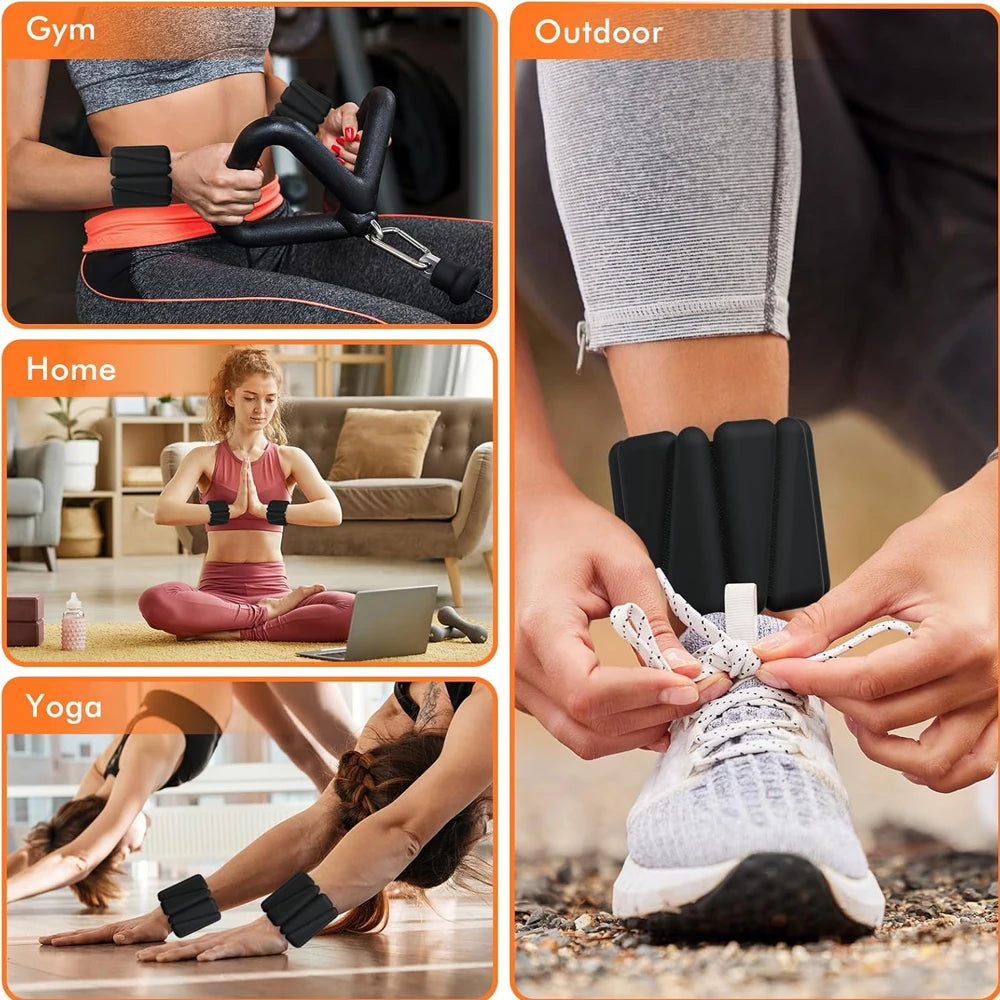 The Gravity Cuffs: Adjustable Wearable Resistance