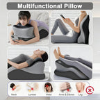 Ergonomic Memory Foam Lounge & Reading Pillow