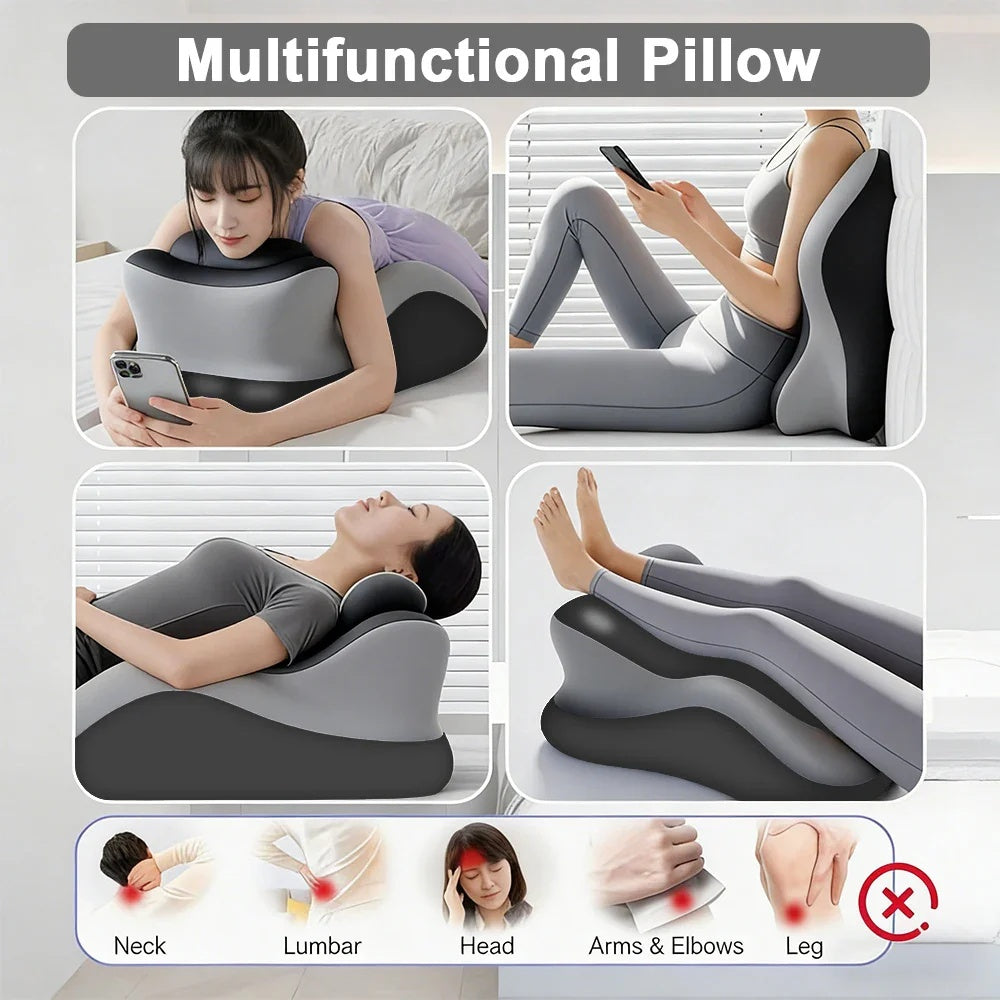 Ergonomic Memory Foam Lounge & Reading Pillow