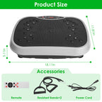 Whole Body Vibration Platform with Resistance Bands