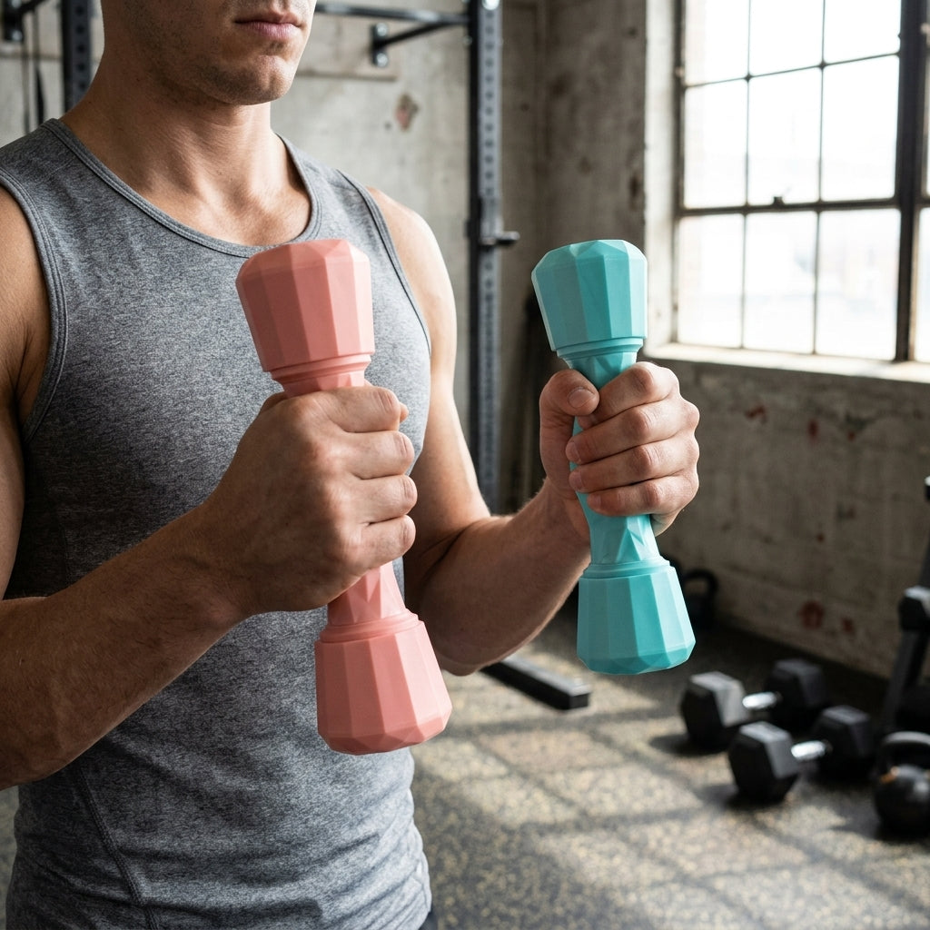 Boundless Diamond-Cut Adjustable Dumbbell Set (3kg)