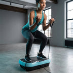 Whole Body Vibration Platform with Resistance Bands