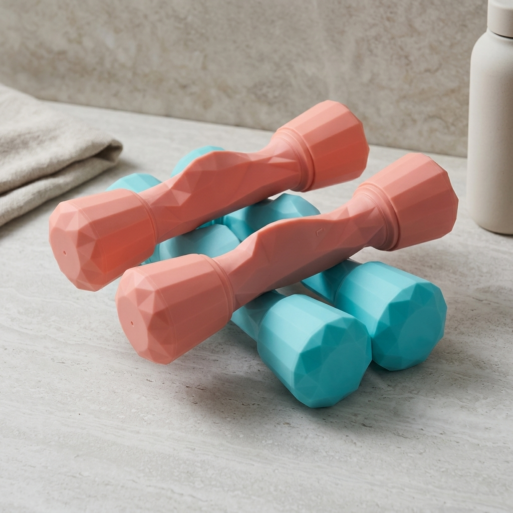 Boundless Diamond-Cut Adjustable Dumbbell Set (3kg)